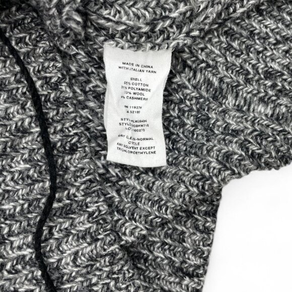 Helmut Lang Cotton Cashmere Wool Distressed Look Gray Knit Sweater Women's XS - Picture 4 of 8